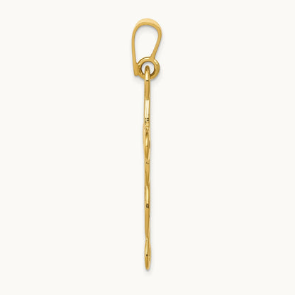 Polished Cross Pendant, 14K