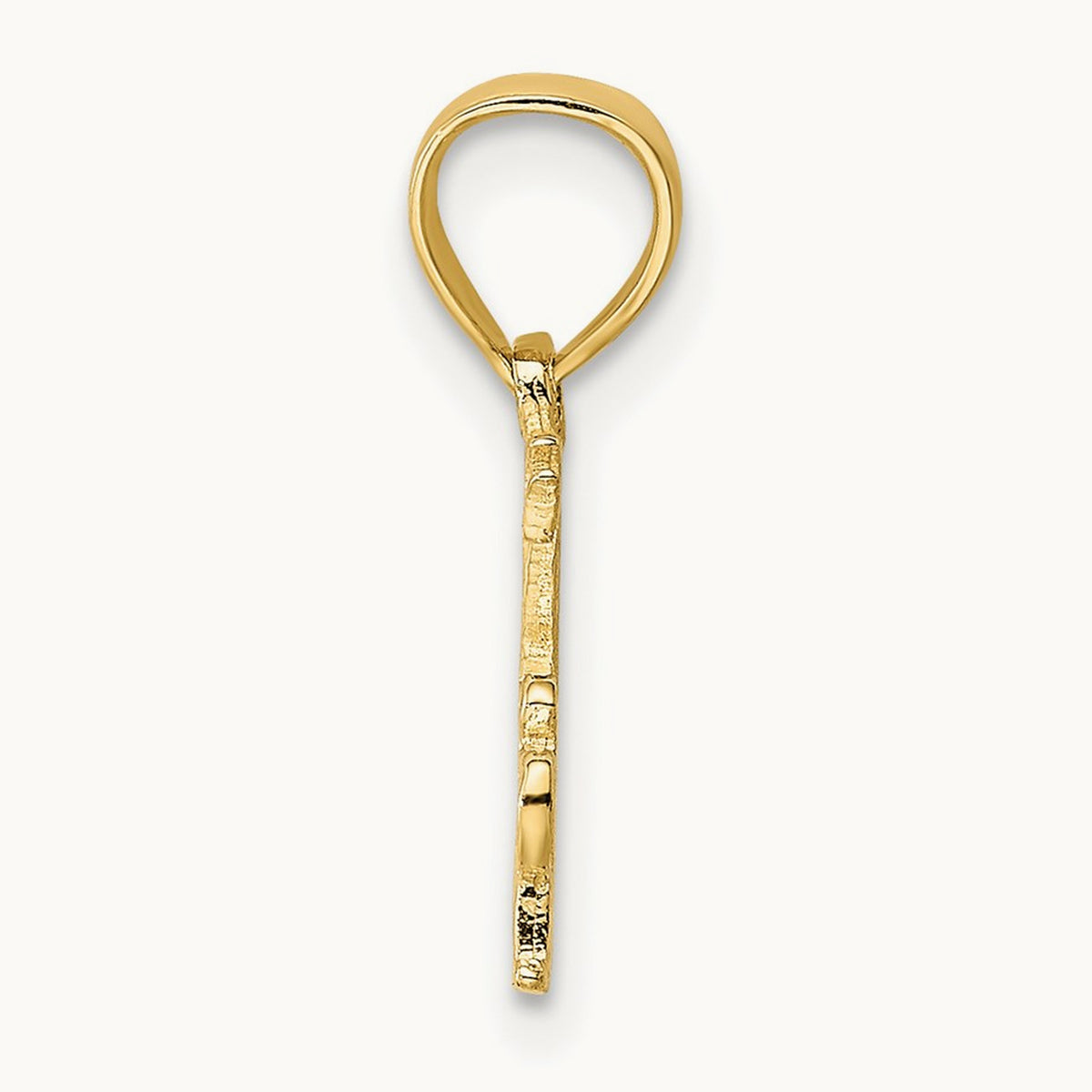 BEST FATHER Charm, 14K