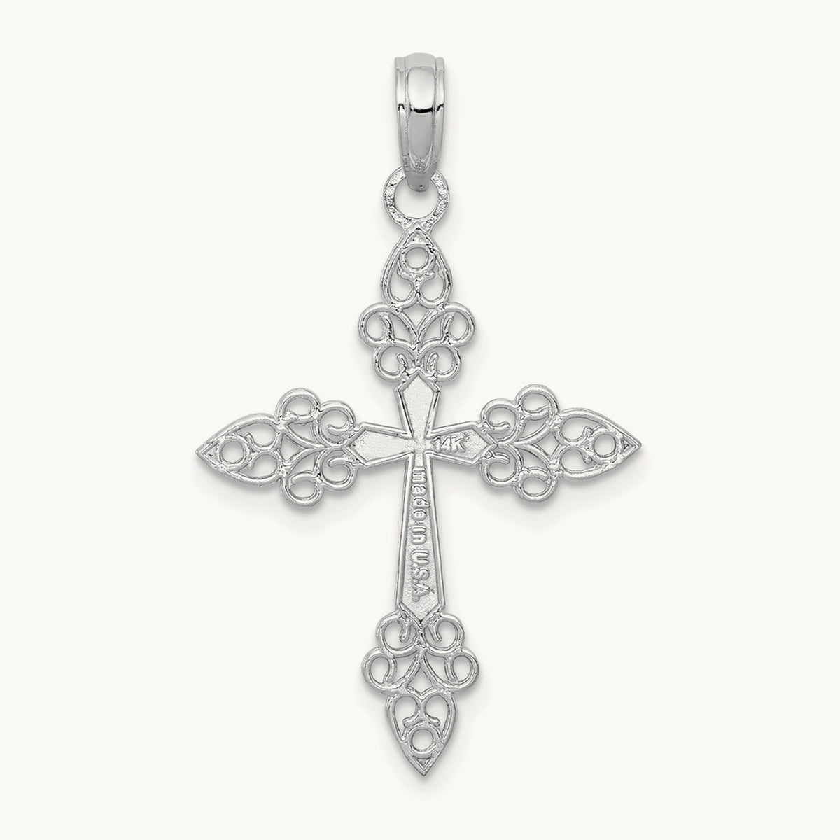 Filigree Cross Pendant — photo set