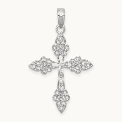 Filigree Cross Pendant — photo set
