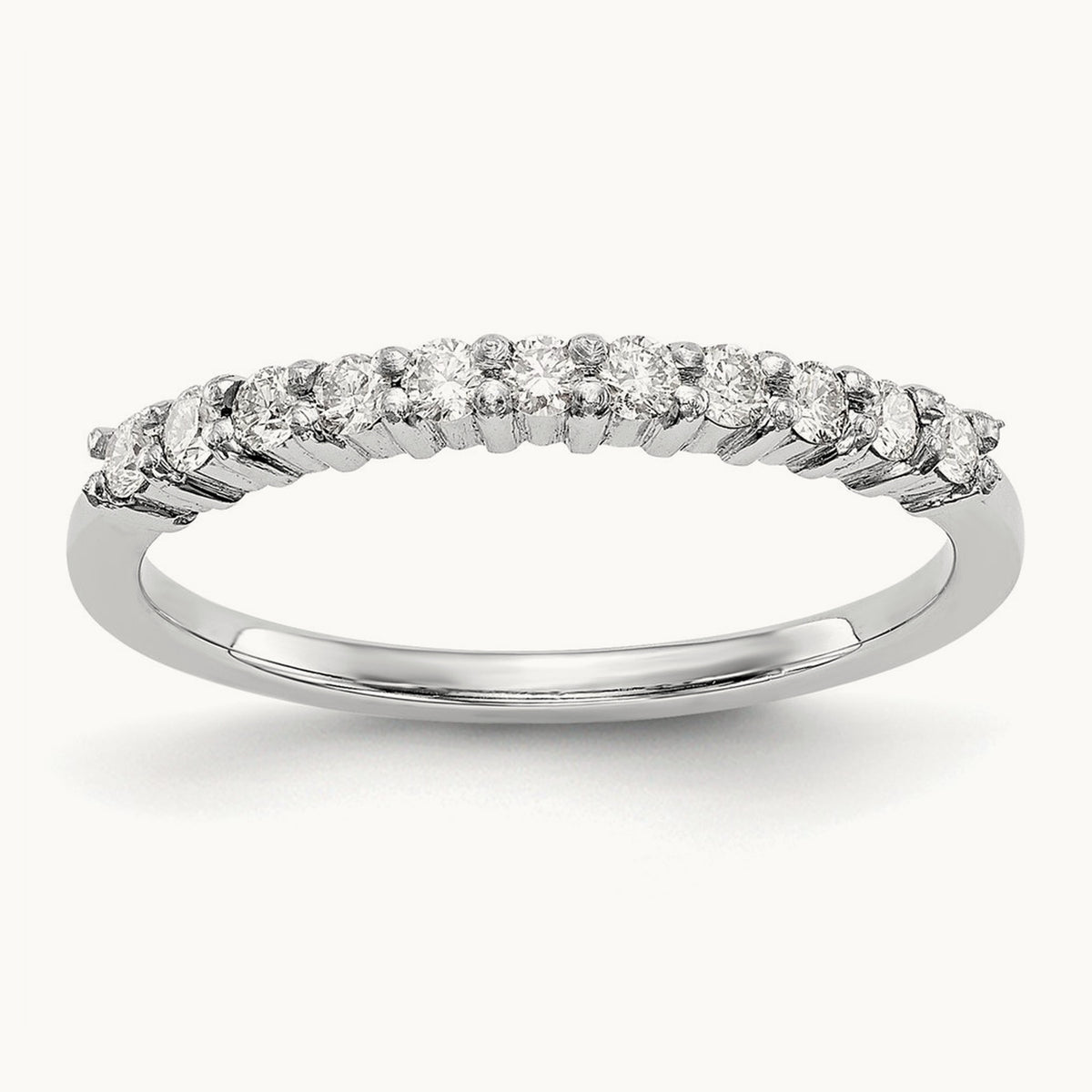 11-Stone Diamond Band, Platinum