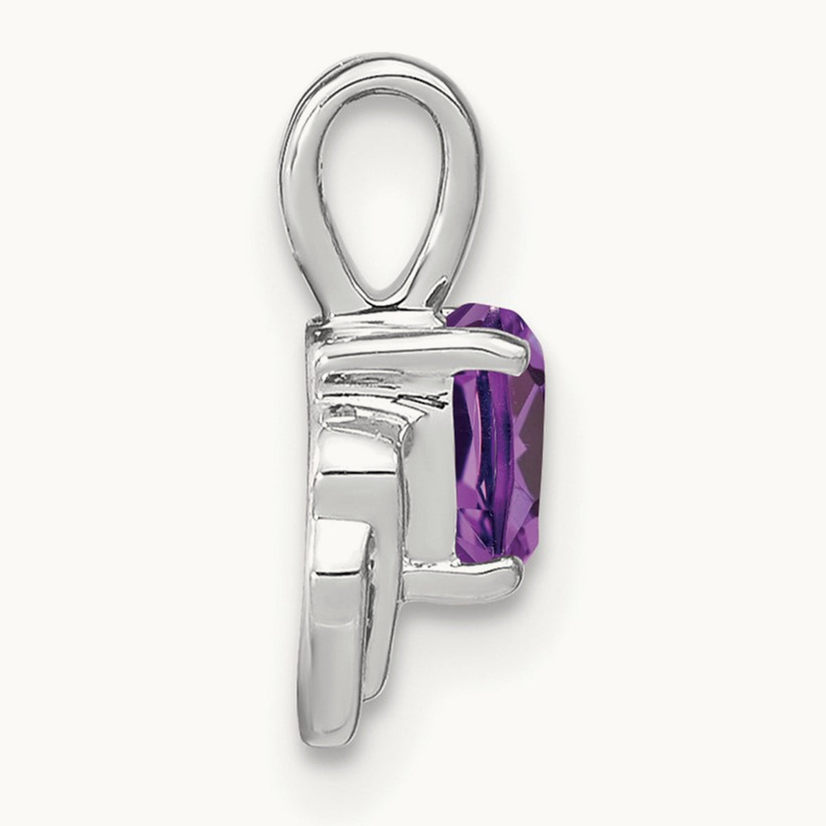 Amethyst and Diamond Pendant — photo set