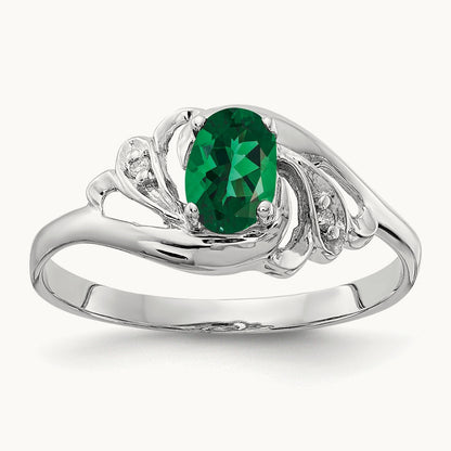 Oval Mount St. Helens AA Diamond ring — photo set