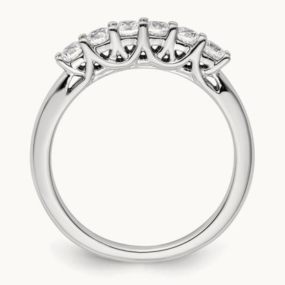 6-Stone Diamond Band — photo set