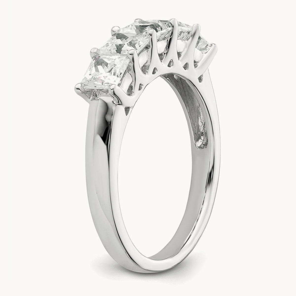 Princess-Cut 5-Stone Band — 1 1/2 ct, 7