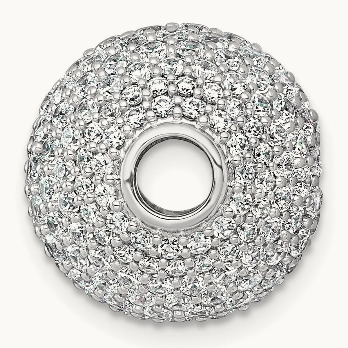 Sphere Slide Pendant, 4.25 ct tw Lab-Grown Diamond