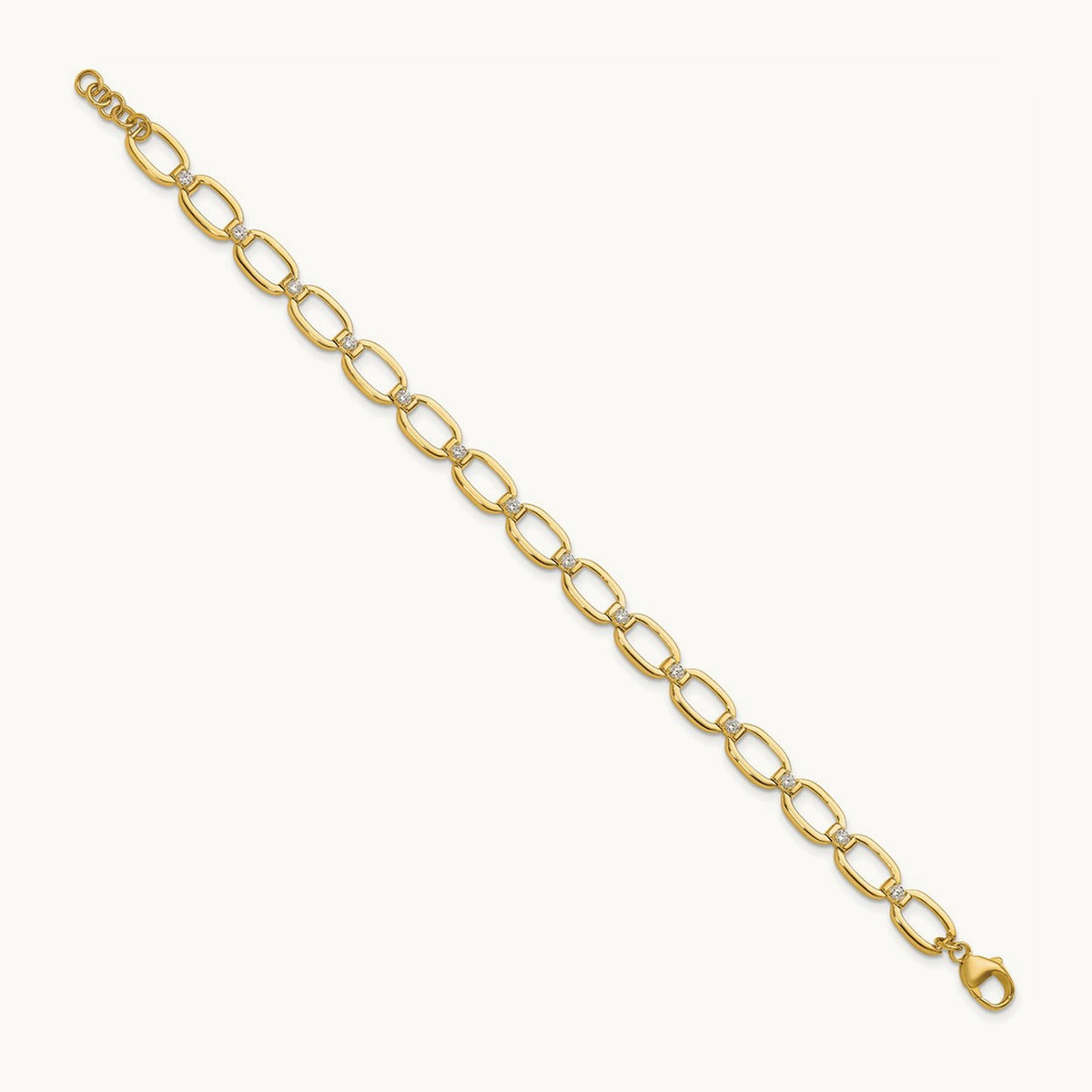 Link with Ext Bracelet, 0.50 ct tw Lab-Grown Diamond