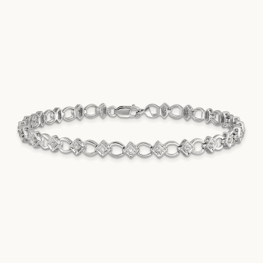 Bracelet, 0.15 ct tw Lab-Grown Diamond