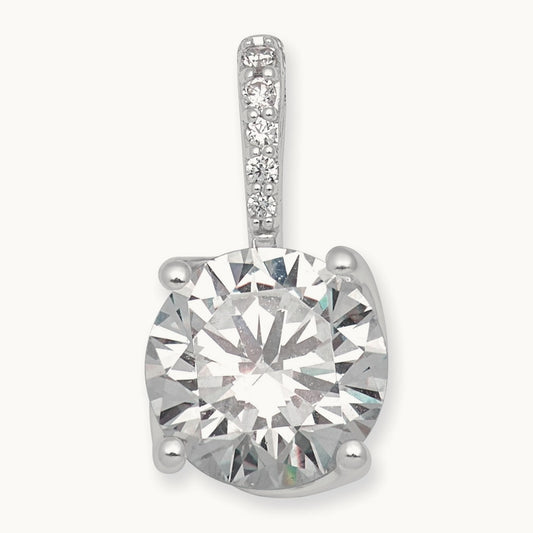 Round Twist Pendant, 1.00 ct tw Lab-Grown Diamond
