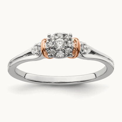 Petite Engagement Ring, 0.15 ct tw Lab-Grown Diamond