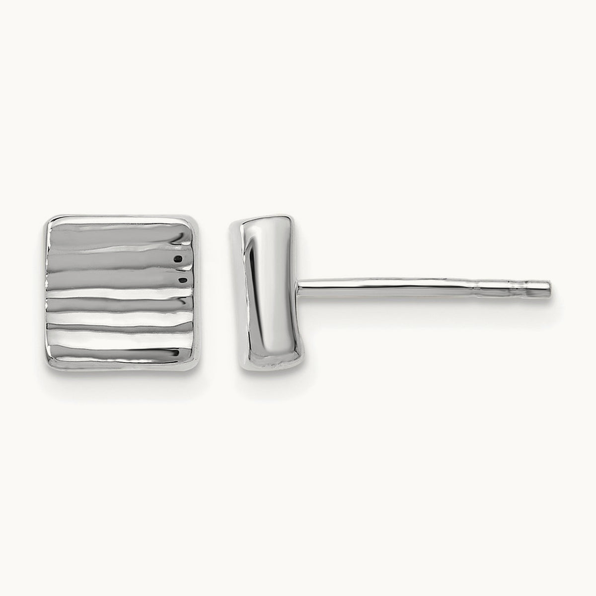 Post Earrings — Leslie's — 14K White Gold