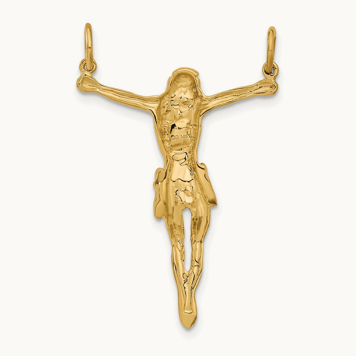 Corpus Pendant, 14K Two-tone Rose