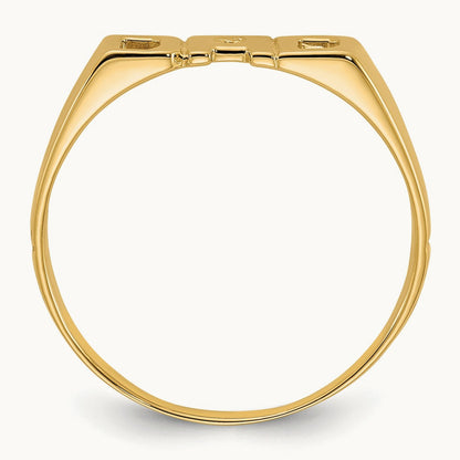 AA Diamond men's ring, 14K
