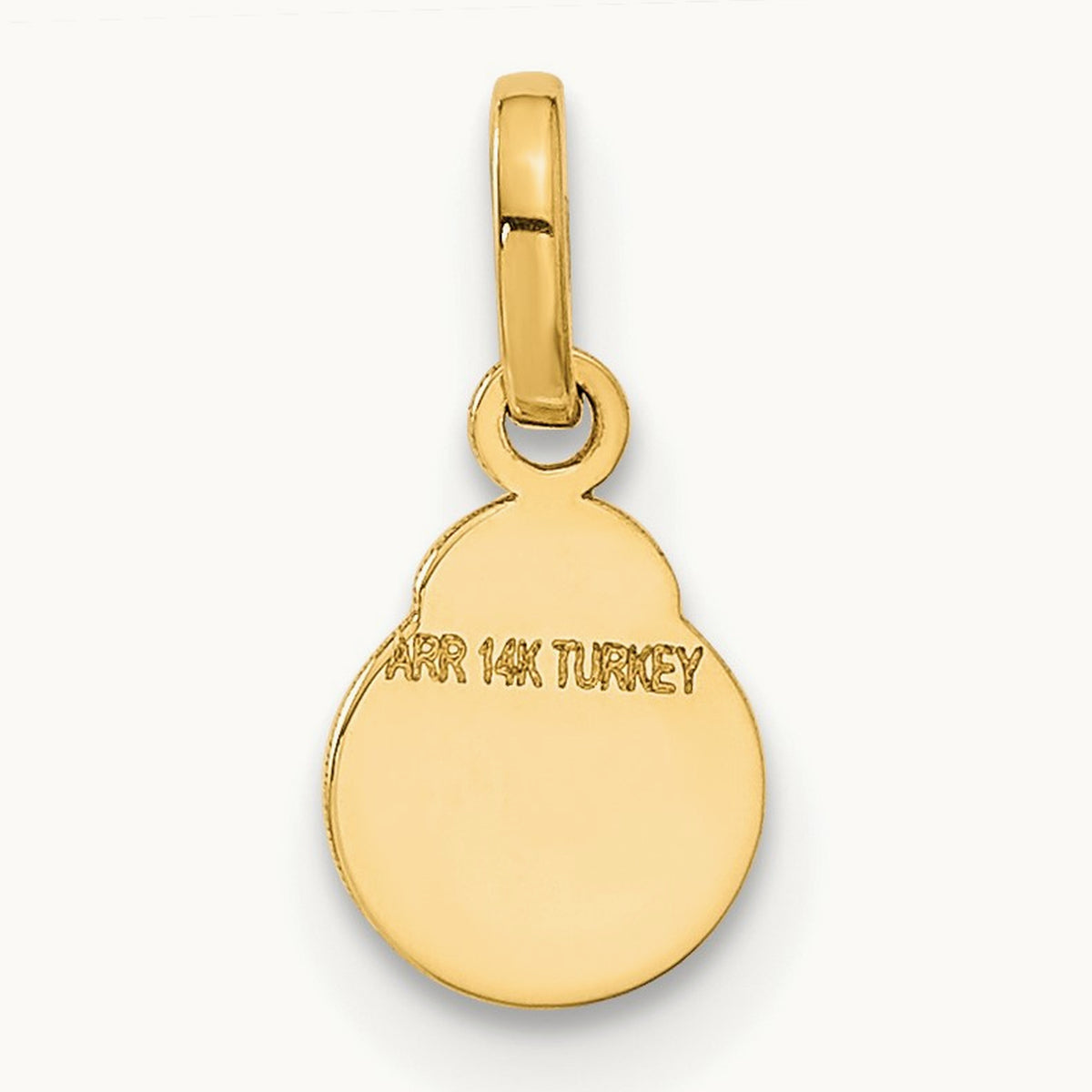 Enamel Ladybug Charm, 14K