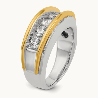 Men's Ring, 1.50 ct tw Lab-Grown Diamond
