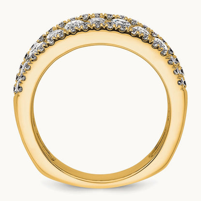 Fashion Band, 2.25 ct tw Lab-Grown Diamond — 14K Yellow Gold
