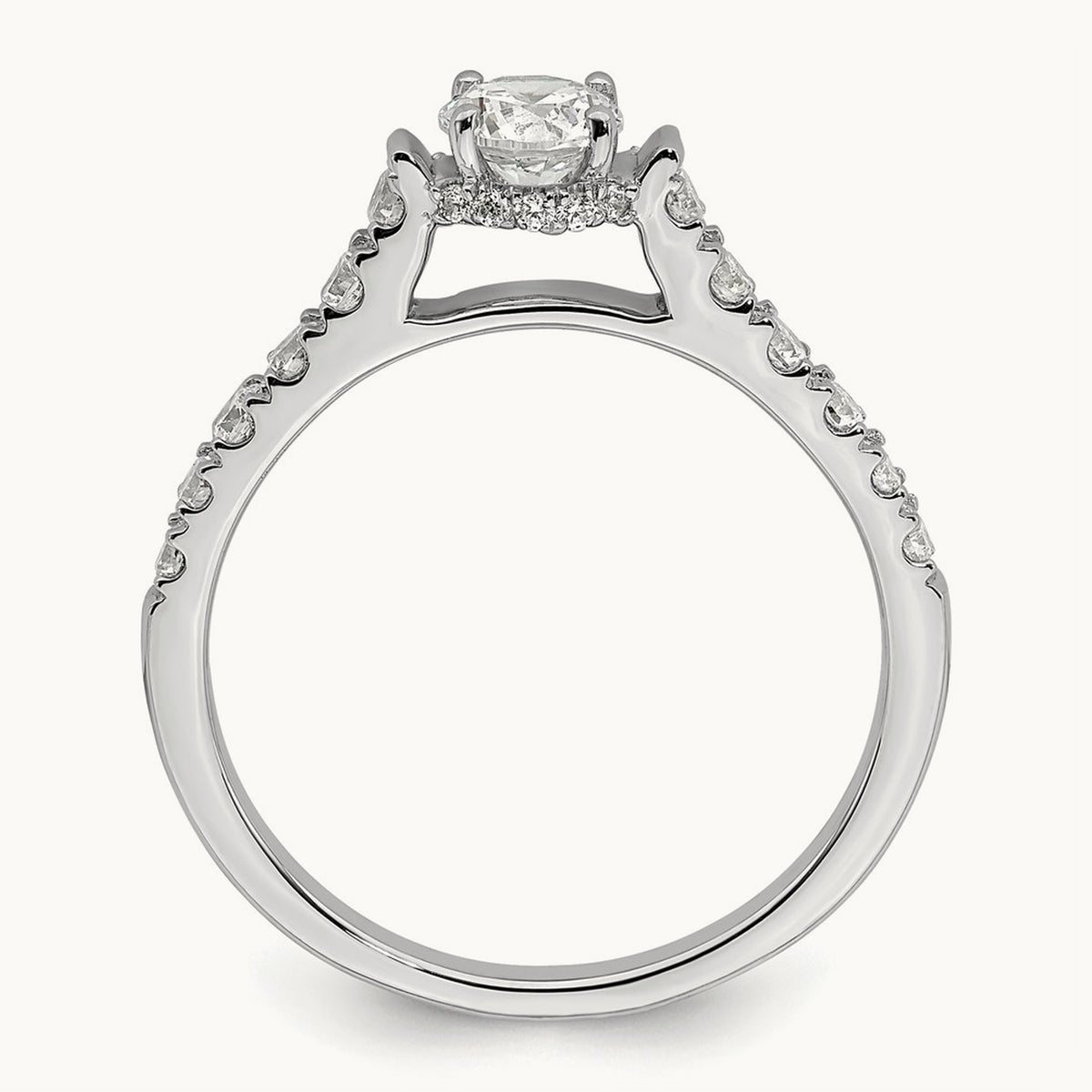 Petite Engagement Ring, 1.00 ct tw Lab-Grown Diamond