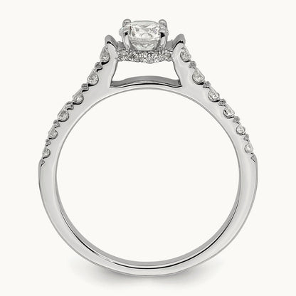 Petite Engagement Ring, 1.00 ct tw Lab-Grown Diamond