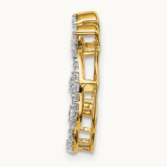 Om Chain Slide, 0.50 ct tw Lab-Grown Diamond