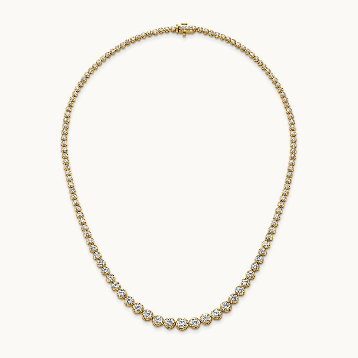 Graduated Tennis Necklace, 10.50 ct tw Lab-Grown Diamond