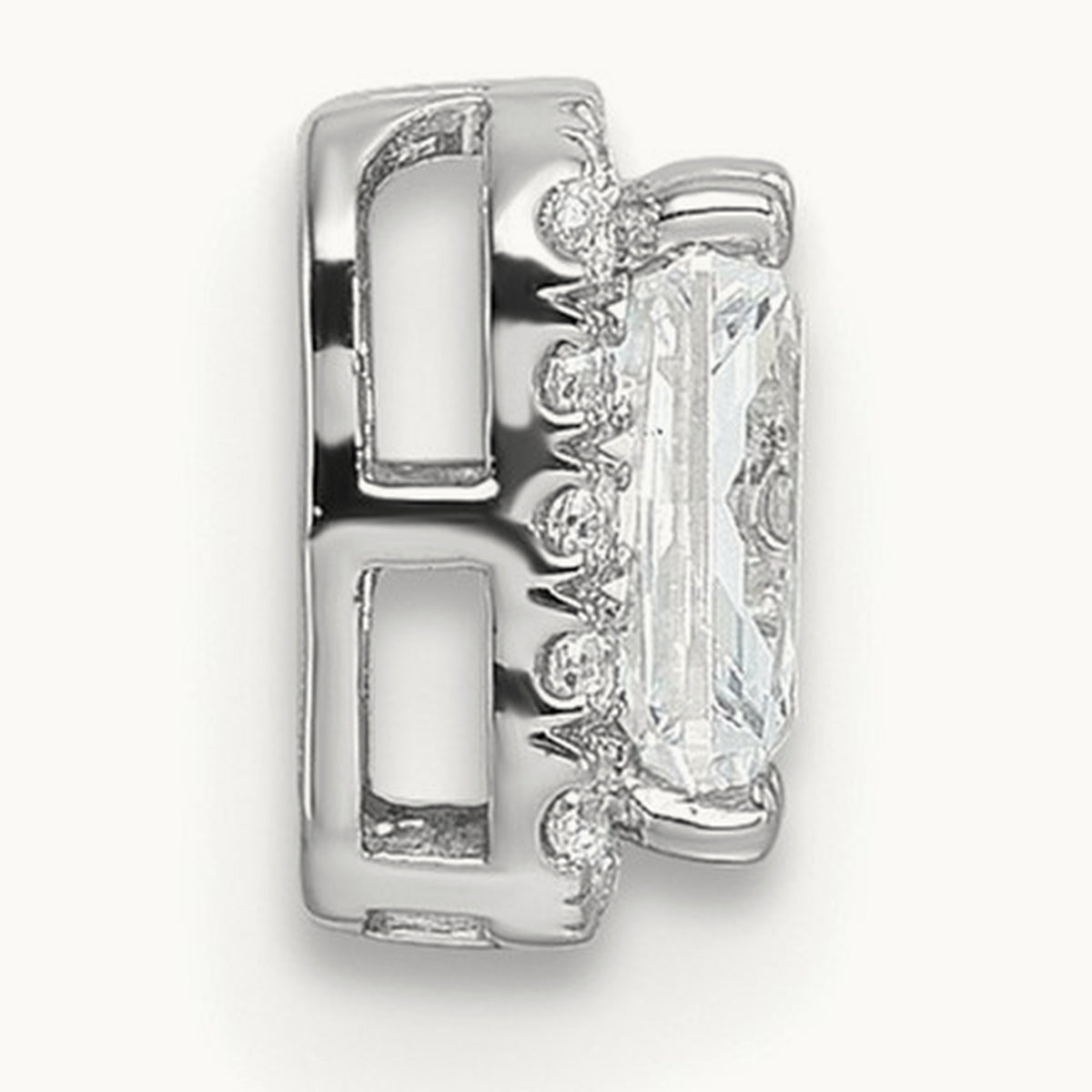 Radiant Halo Necklace, 1.25 ct tw Lab-Grown Diamond — 14K White Gold