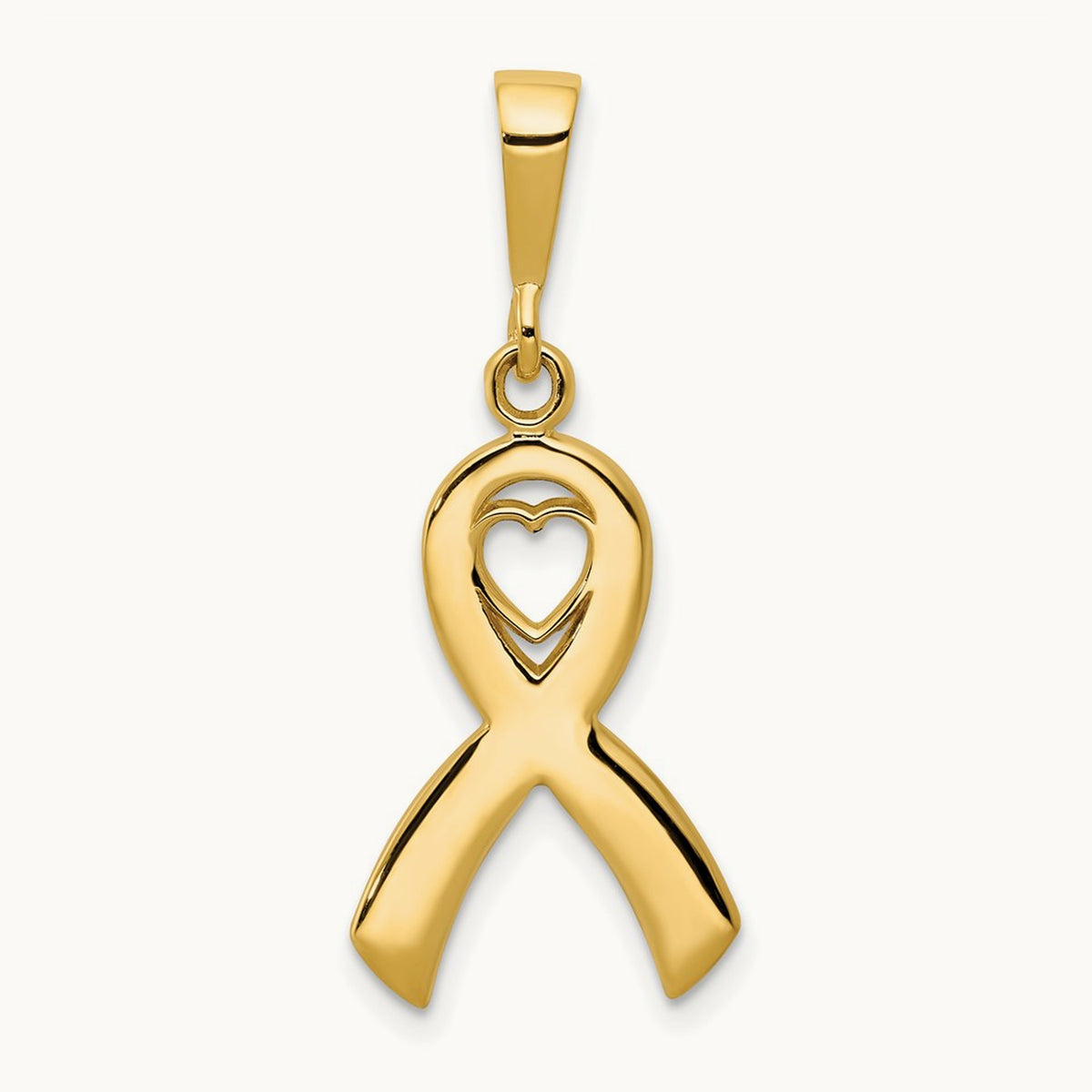 Heart In Awareness Pendant, 14K