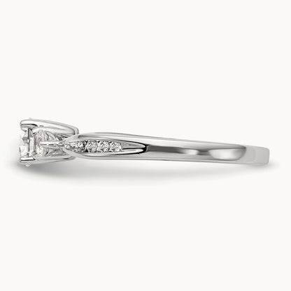 3 Stone Engagement Ring, 0.50 ct tw Lab-Grown Diamond