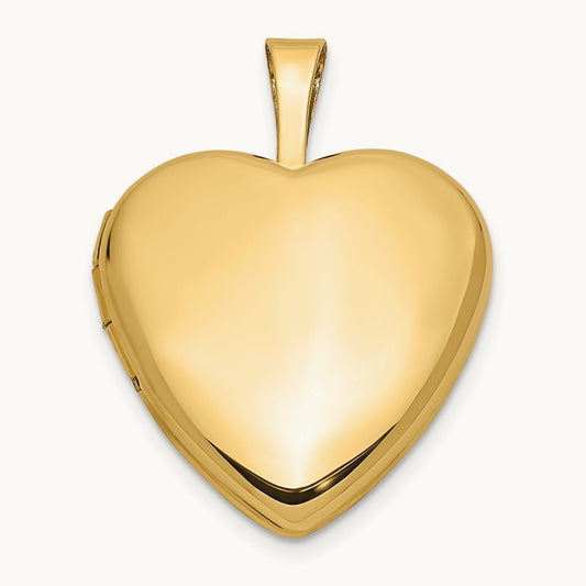 Heart Locket — 14K Yellow Gold