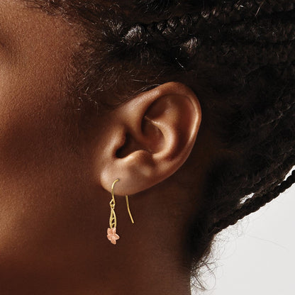Fancy Plumeria Dangle Earrings — photo set