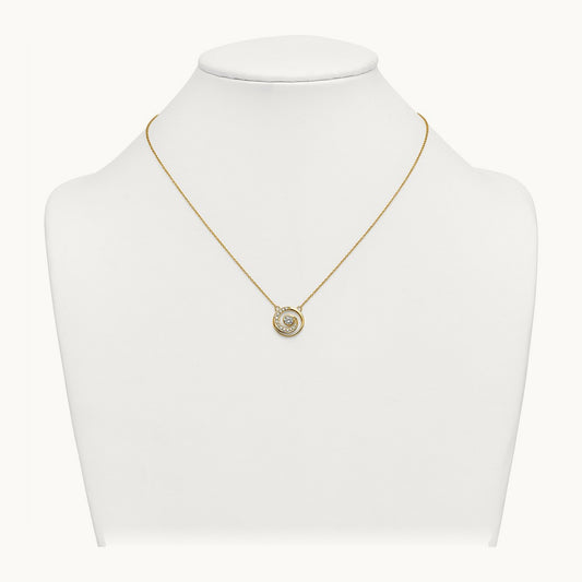 Necklace, Lab-Grown Diamond — 14K Yellow Gold