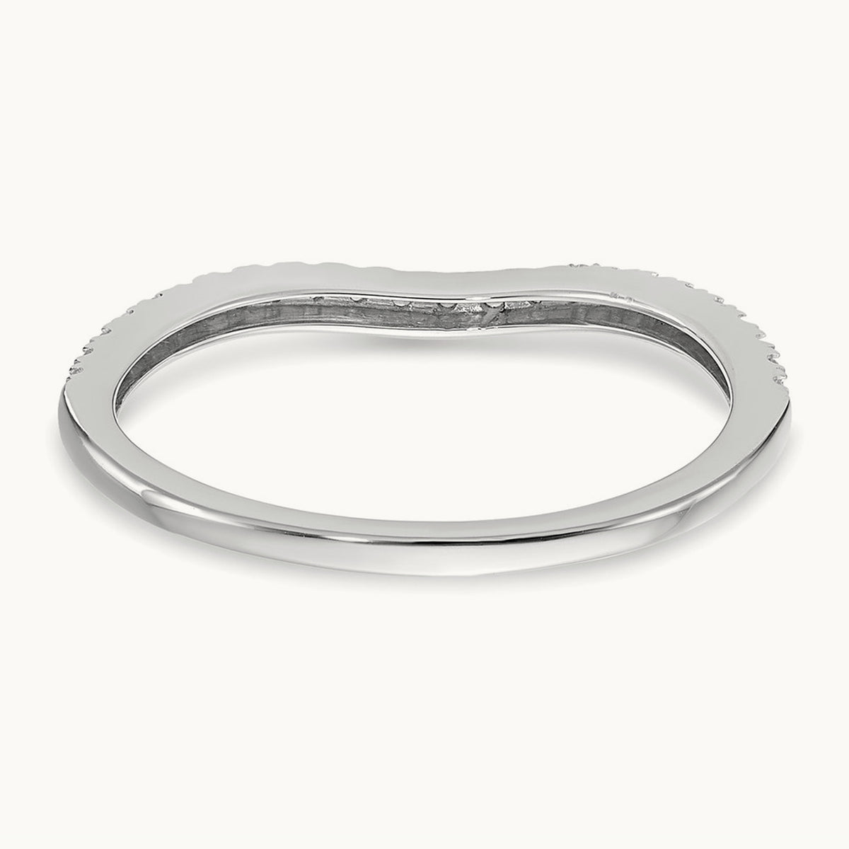 Diamond Wedding Band, 14K White Gold