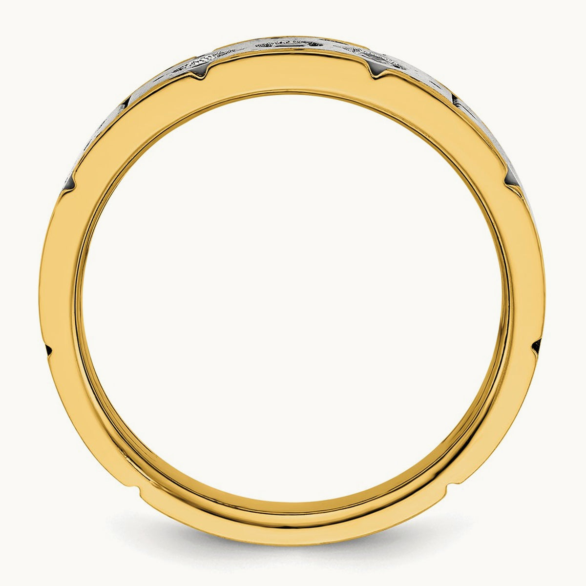 3 Stone Men's Ring, 0.25 ct tw Lab-Grown Diamond