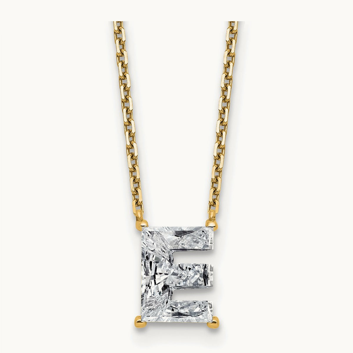 Initial Necklace, 2.00 ct tw Lab-Grown Diamond