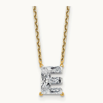 Initial Necklace, 2.00 ct tw Lab-Grown Diamond