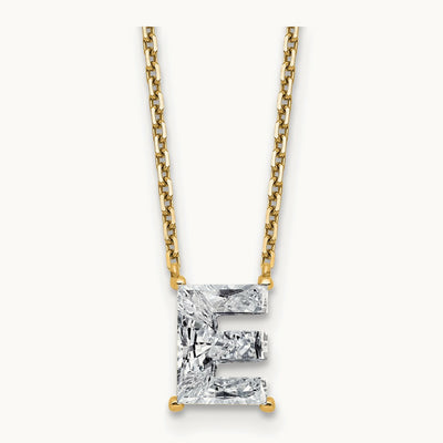 Initial Necklace, 2.00 ct tw Lab-Grown Diamond
