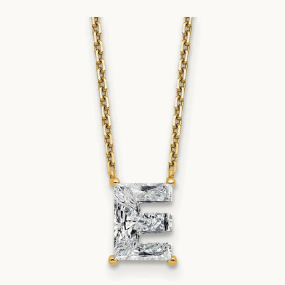 Initial Necklace, 2.00 ct tw Lab-Grown Diamond