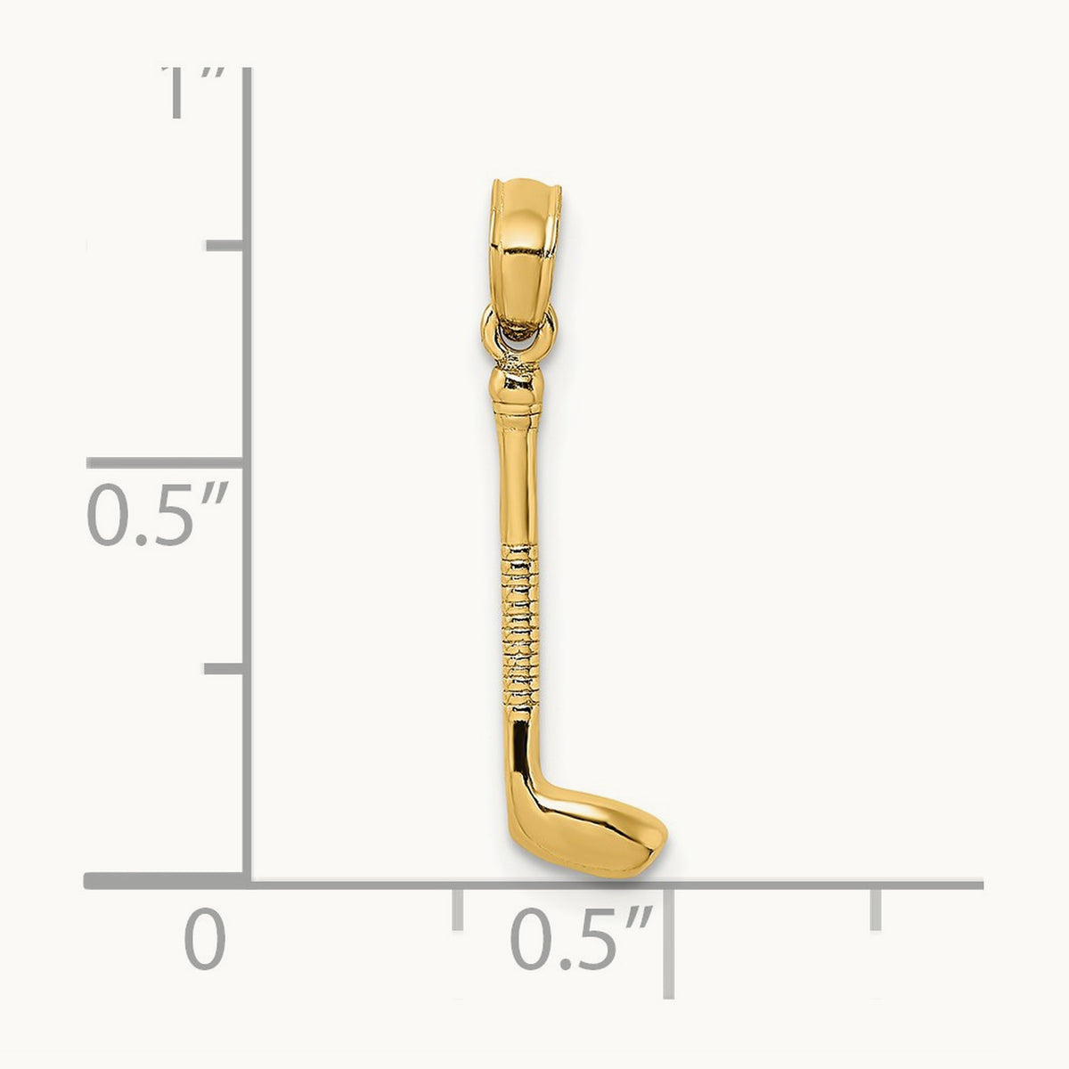 Golf Club Charm, 14K