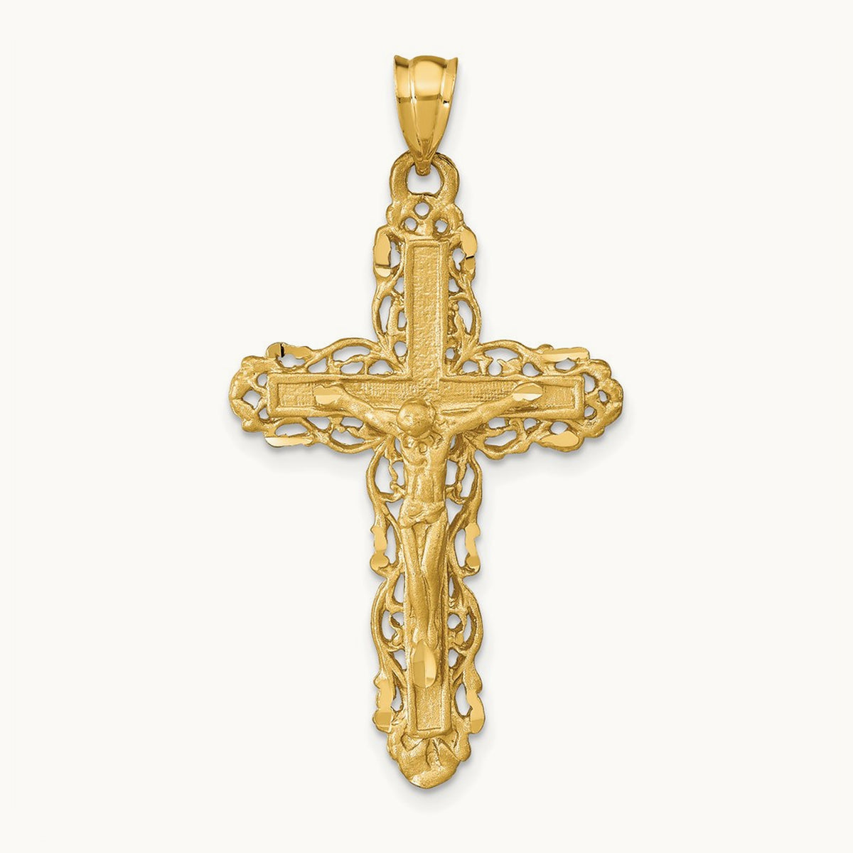 Crucifix Charm, 14K