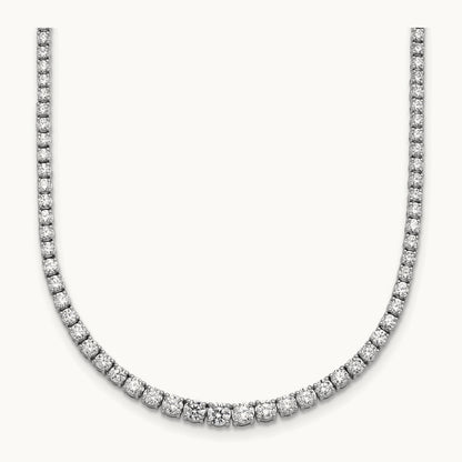 Graduated Tennis Necklace, 5.50 ct tw Lab-Grown Diamond