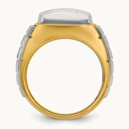 Men's Cluster Ring, 1.00 ct tw Lab-Grown Diamond