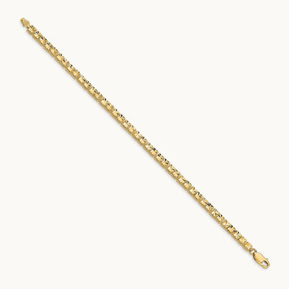 Diamond-Cut Bracelet, 14K