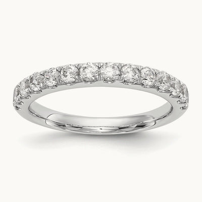 Diamond Wedding Band, 14K White Gold
