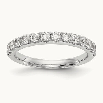 Wedding Band, 0.50-0.75 ct tw Lab-Grown Diamond — 3/4 ct, VS/SI (Great), 14K White Gold