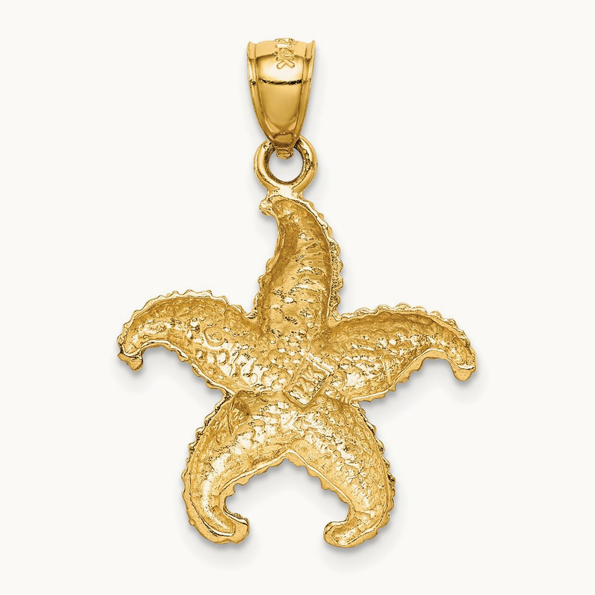 Starfish Pendant, 14K