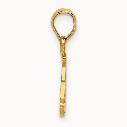 Golf Cart Charm, 14K