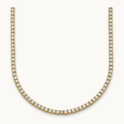 Straight Tennis Necklace, 4 1/2-6 ct Lab-Grown Diamond