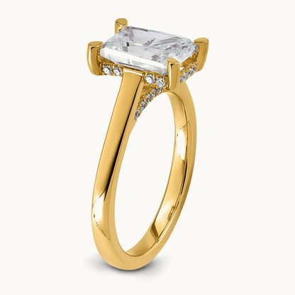 Radiant Ring, 2.25 ct tw Lab-Grown Diamond