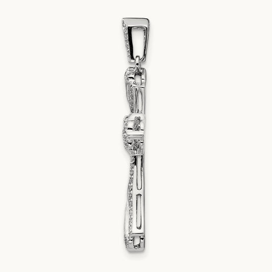 1/3ct. Diamond Fancy Cross Pendant — photo set