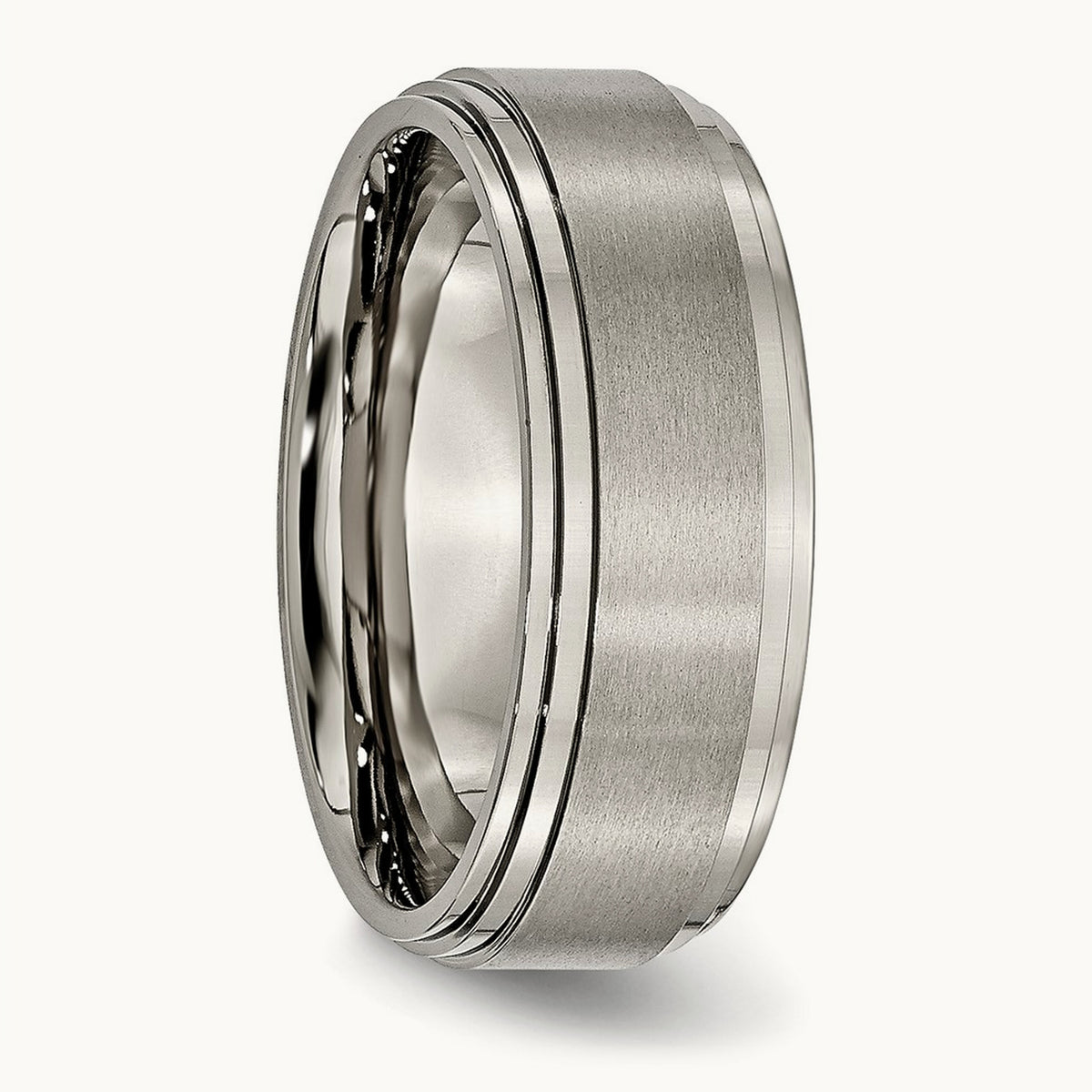 Brushed Center Double Step Ridged Edge Band — photo set