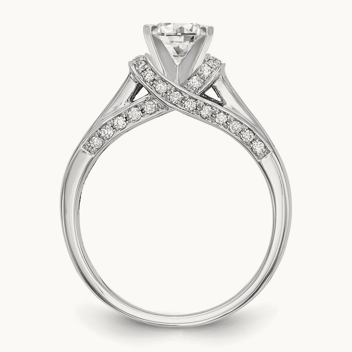 Peg Set Engagement Ring Mounting